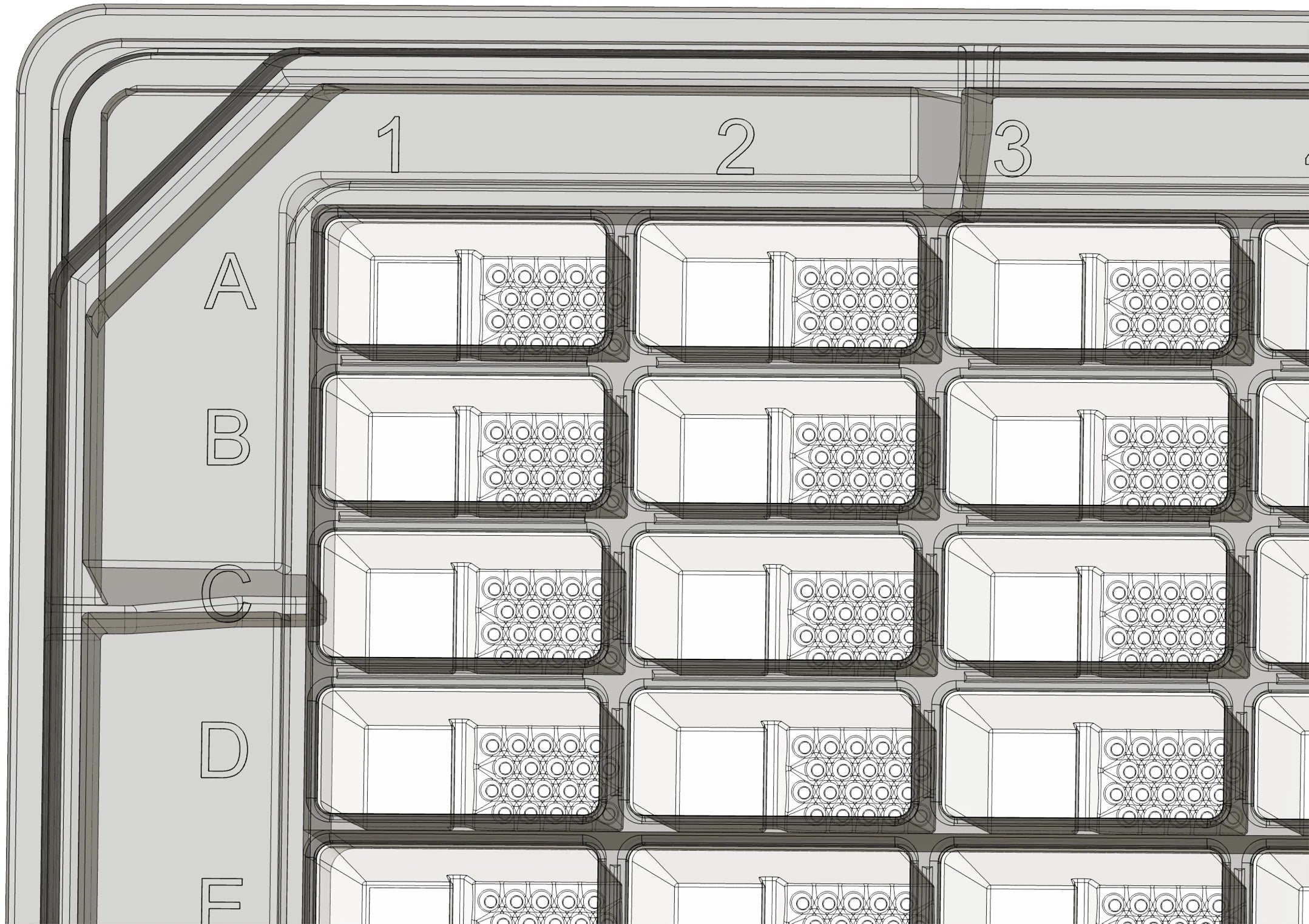 HTMP 192 microwell plate close-up